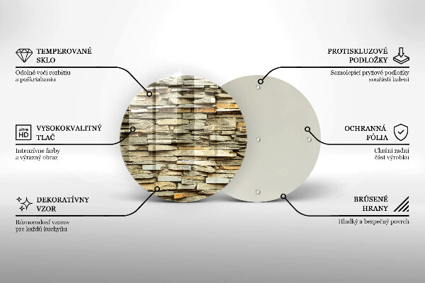 Tocător de bucătărie Pietre decorative