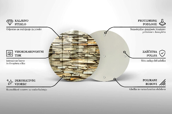 Tocător de bucătărie Pietre decorative