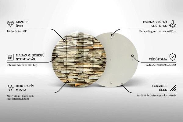 Tocător de bucătărie Pietre decorative