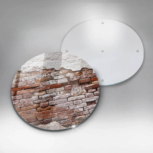 Tocător de bucătărie Zid vechi de cărămidă și beton