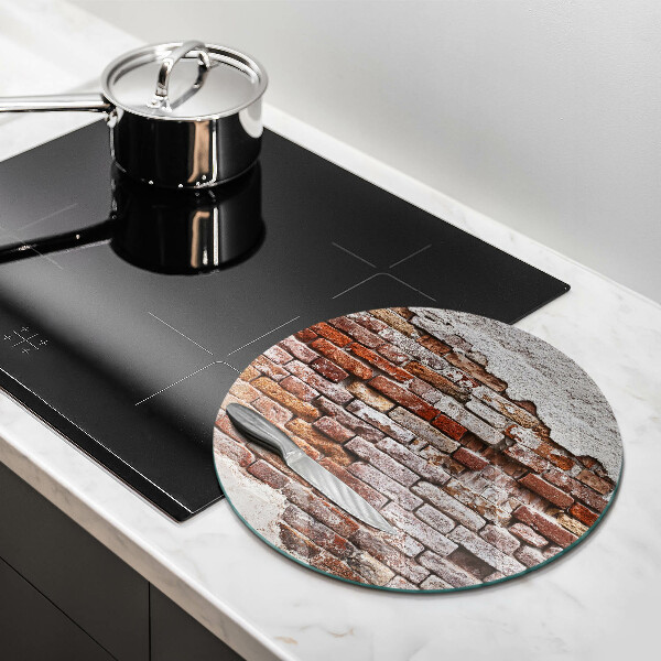 Tocător de bucătărie Zid vechi de cărămidă și beton