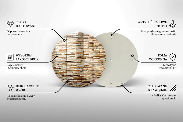 Tocător de bucătărie Textura pietrelor decorative