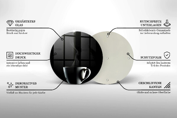 Tocător de bucătărie O ceasca de ceai