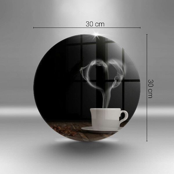 Tocător de bucătărie Inimă de ceașcă de cafea