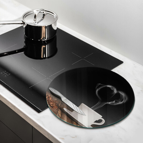 Tocător de bucătărie Inimă de ceașcă de cafea