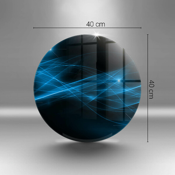 Tocător de bucătărie Fum albastru abstract