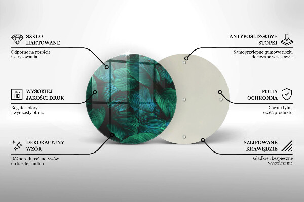 Tocător de bucătărie Frunzele junglei