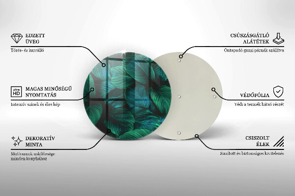 Tocător de bucătărie Frunzele junglei