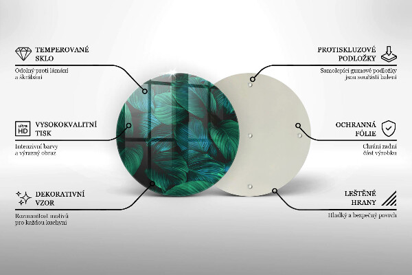 Tocător de bucătărie Frunzele junglei