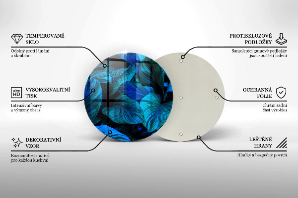 Tocător de bucătărie Frunzele vegetației junglei