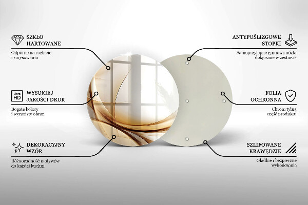 Tocător de bucătărie Forme abstracte