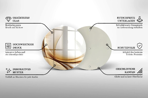 Tocător de bucătărie Forme abstracte