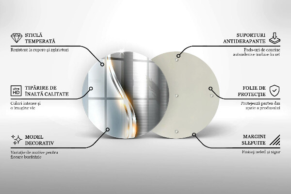 Tocător de bucătărie Arta metalului