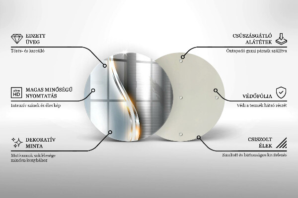 Tocător de bucătărie Arta metalului