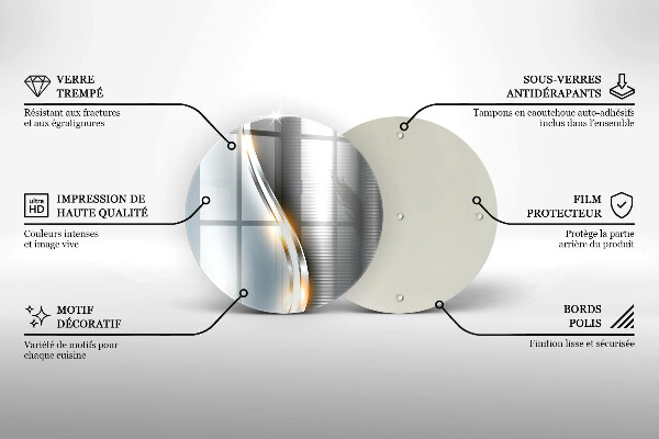 Tocător de bucătărie Arta metalului