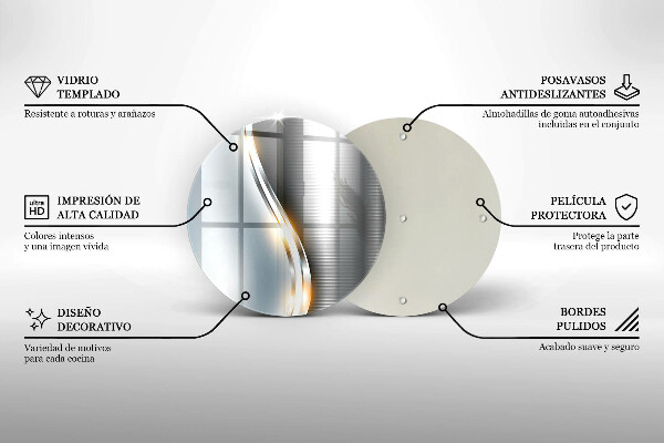 Tocător de bucătărie Arta metalului