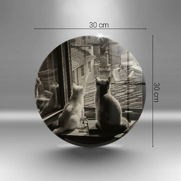 Tocător de bucătărie Orașul pisicilor și fereastra