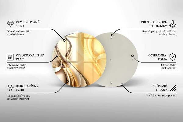 Tocător de bucătărie Abstracția fumului