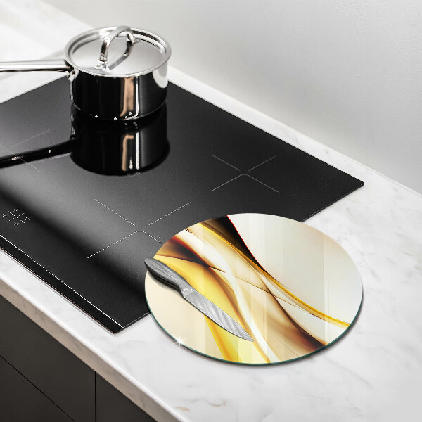 Tocător de bucătărie Linii de fum abstracte
