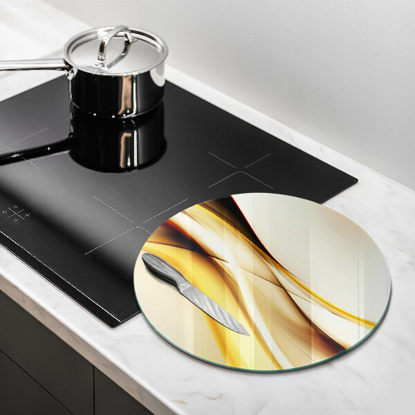 Tocător de bucătărie Linii de fum abstracte