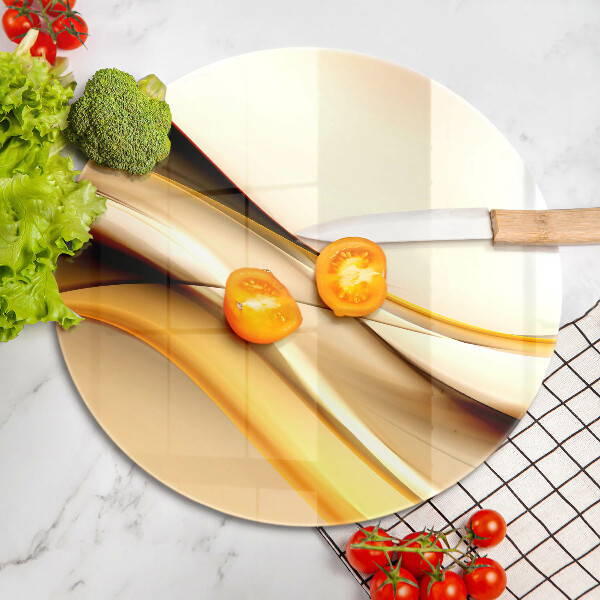 Tocător de bucătărie Linii de fum abstracte