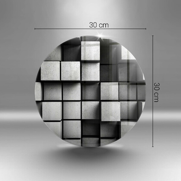 Tocător de bucătărie Pătrate 3D abstracte