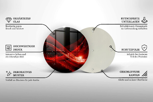 Tocător de bucătărie Abstracția modernă