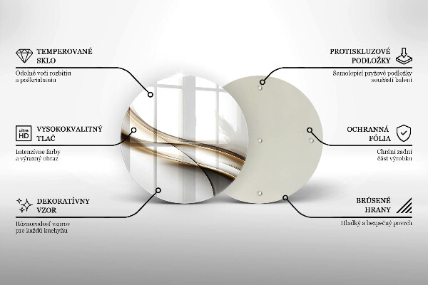 Tocător de bucătărie Abstracția liniilor moi
