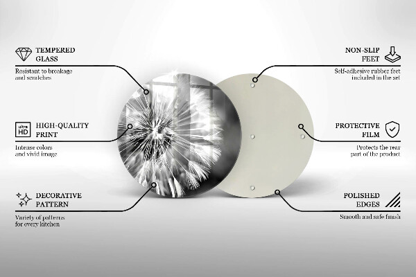 Tocător de bucătărie O păpădie delicată