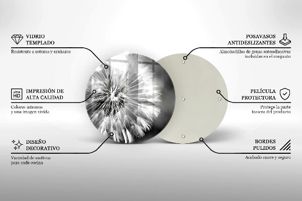 Tocător de bucătărie O păpădie delicată