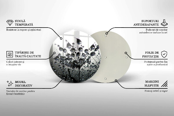 Tocător de bucătărie Păpădie și rouă