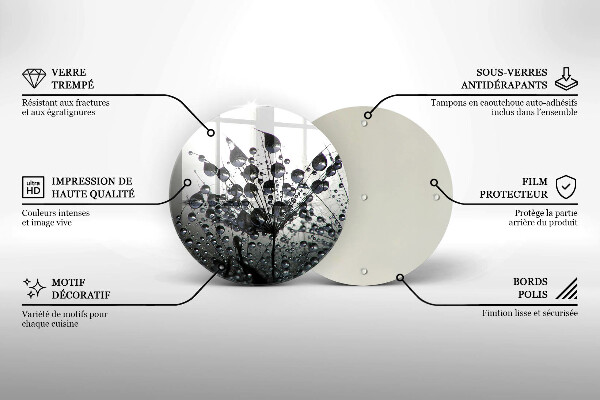 Tocător de bucătărie Păpădie și rouă