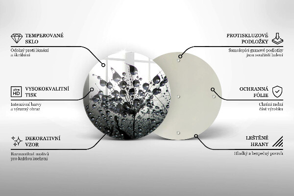 Tocător de bucătărie Păpădie și rouă