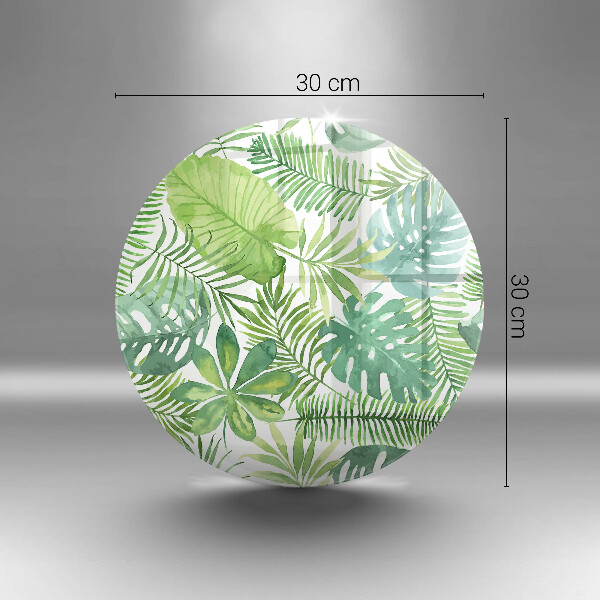 Tocător de bucătărie Acuarelă frunze boho