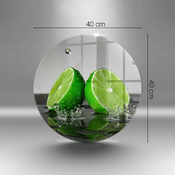 Tocător de bucătărie Lime suculente și apă
