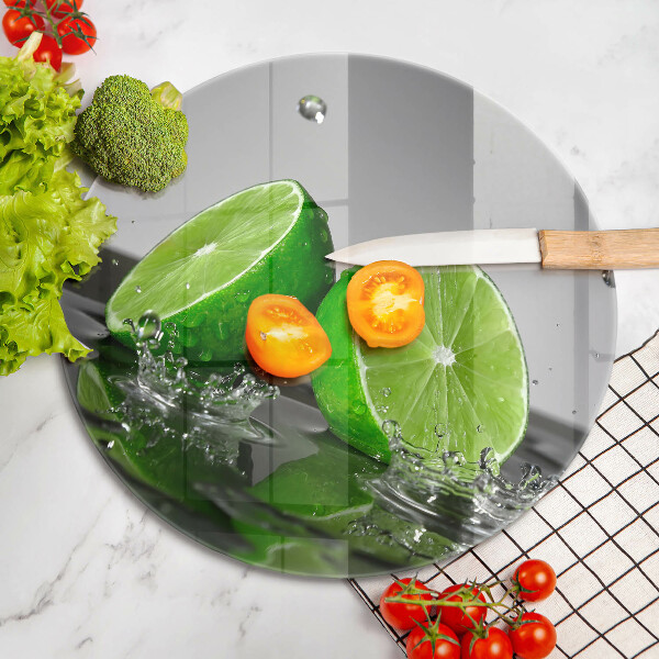 Tocător de bucătărie Lime suculente și apă