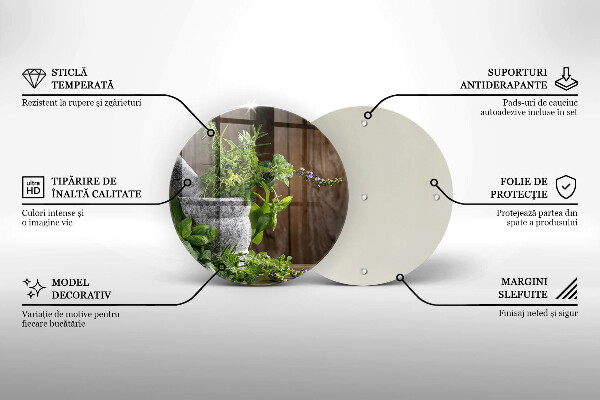 Tocător de bucătărie Plantează ierburi și lemn