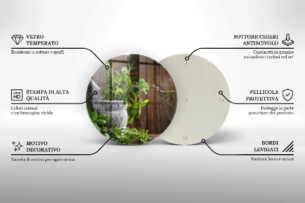 Tocător de bucătărie Plantează ierburi și lemn