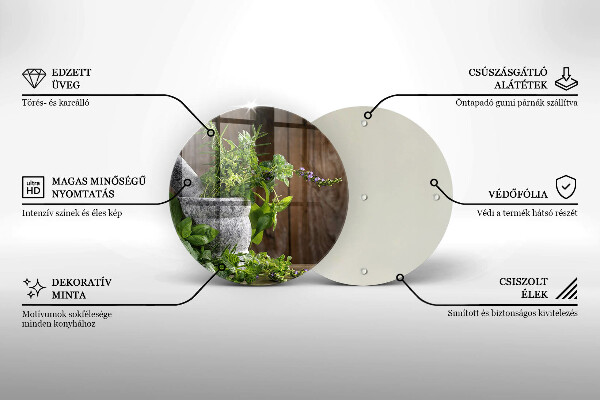 Tocător de bucătărie Plantează ierburi și lemn