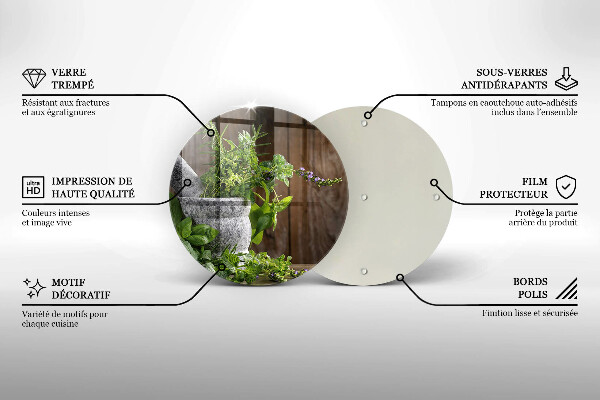 Tocător de bucătărie Plantează ierburi și lemn