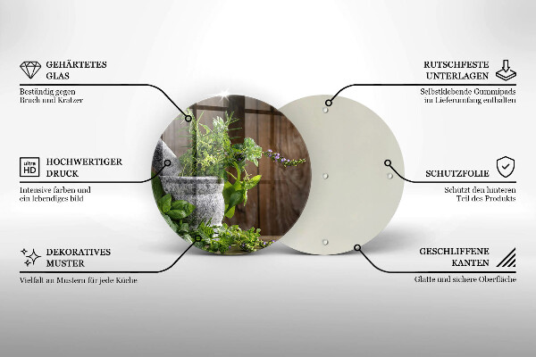 Tocător de bucătărie Plantează ierburi și lemn