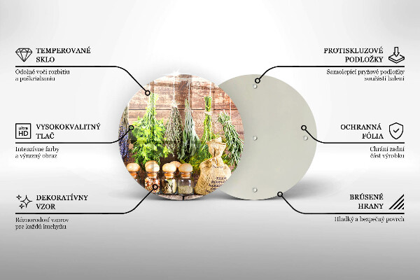 Tocător de bucătărie Ierburi condimente și lemn