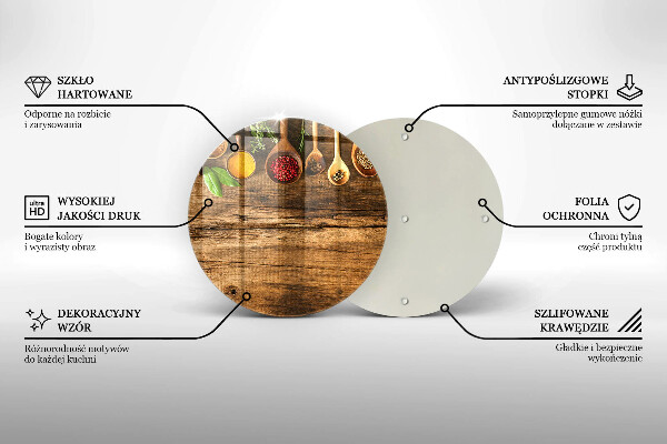 Tocător de bucătărie Linguri de lemn de condimente