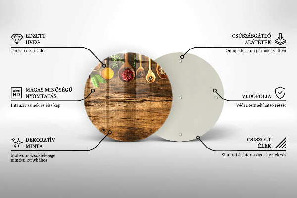 Tocător de bucătărie Linguri de lemn de condimente