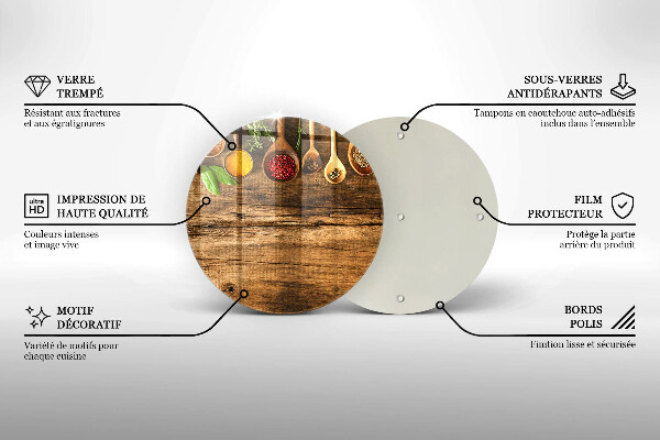 Tocător de bucătărie Linguri de lemn de condimente