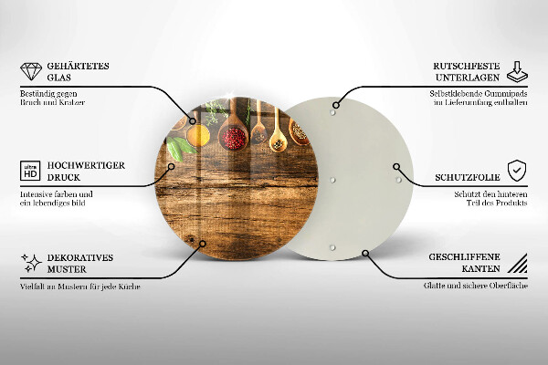 Tocător de bucătărie Linguri de lemn de condimente