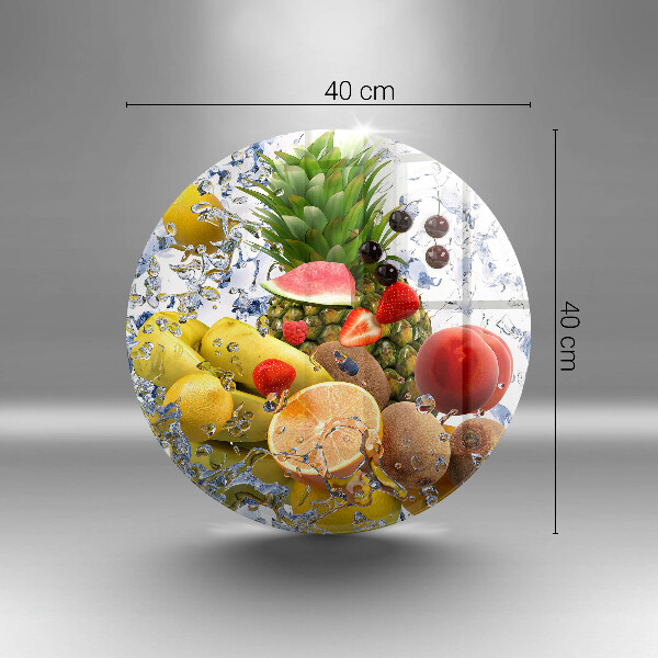 Tocător de bucătărie Fructe suculente și apă