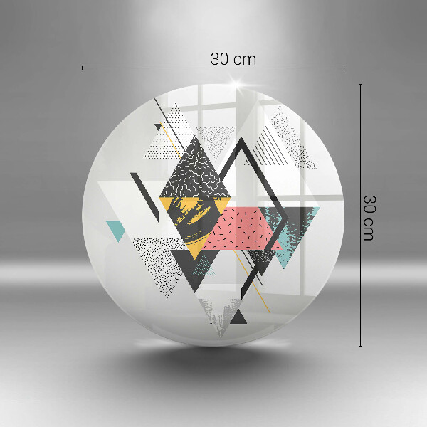 Tocător de bucătărie Triunghiuri abstracte