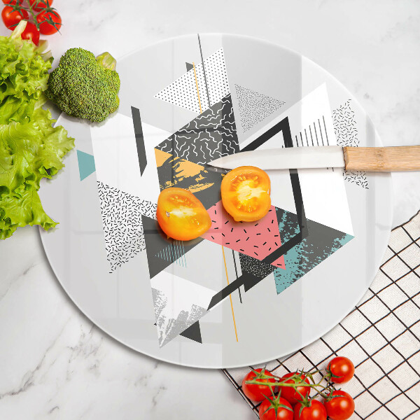 Tocător de bucătărie Triunghiuri abstracte