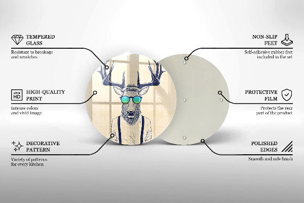 Tocător de bucătărie Ilustrație de bărbat căprior